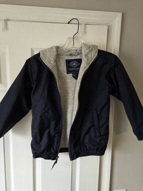 Charles River Apparel Navy Jacket with Gray Hooded Liner